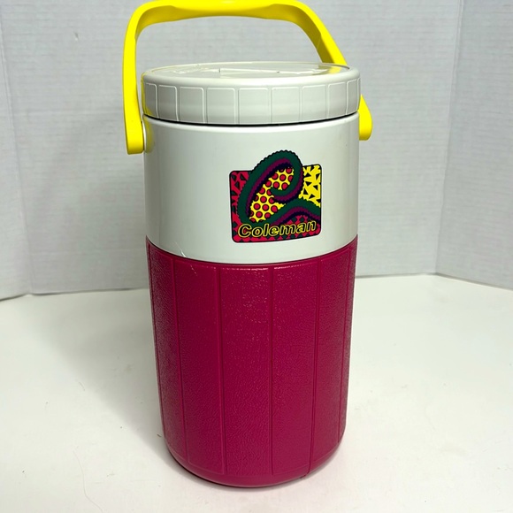 Coleman | 90’s Pink Retro Design Water Mug | Travel Carry Bottle | Handled Cup - Picture 11 of 11